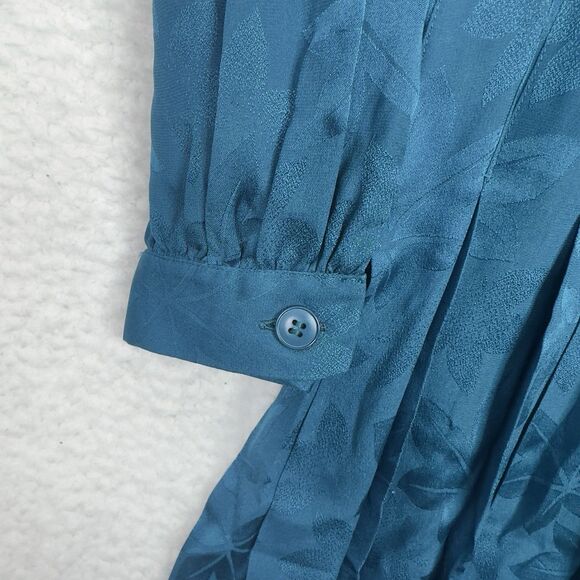 Jean-Louis Scherrer Boutique Paris 100% Silk Jacquard Dress FR 36 US 4 Vintage - Picture 11 of 12